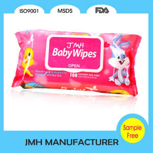 Hot Sale Little Kids Wet Wipe with Plastic Cover (BW033)