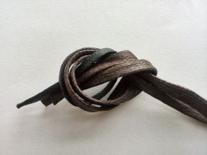 Flat Waxed Shoe Laces for Leather Shoes