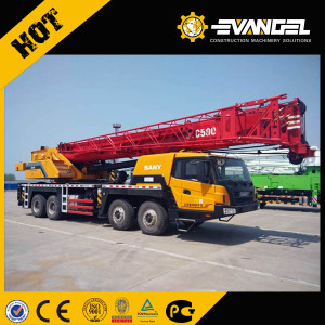 2016 New Sany 50ton Mobile Truck Crane Stc500s Cheap Price