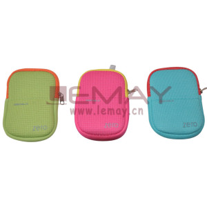 Custom Imprint Neoprene Mobile Phone Case Camera Pouch/Phone Sleeve/MP3